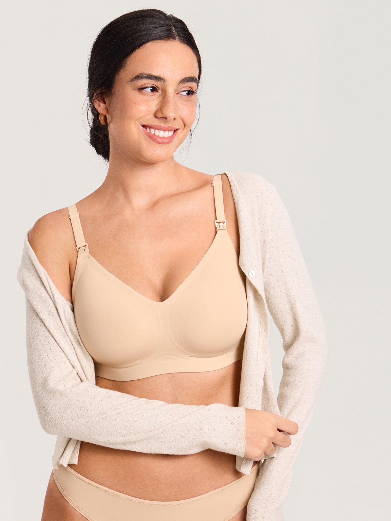 Seamless Jelly Strip Nursing Bra