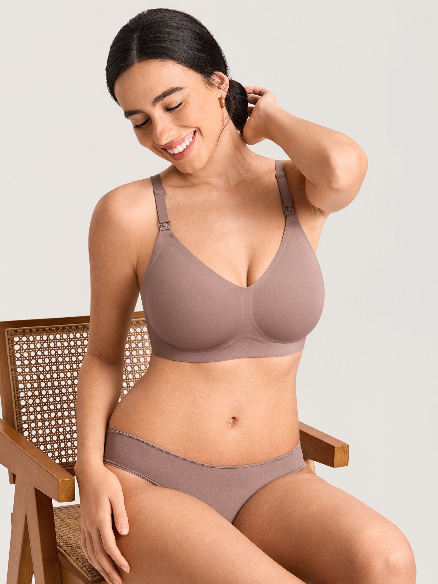 Seamless Jelly Strip Nursing Bra