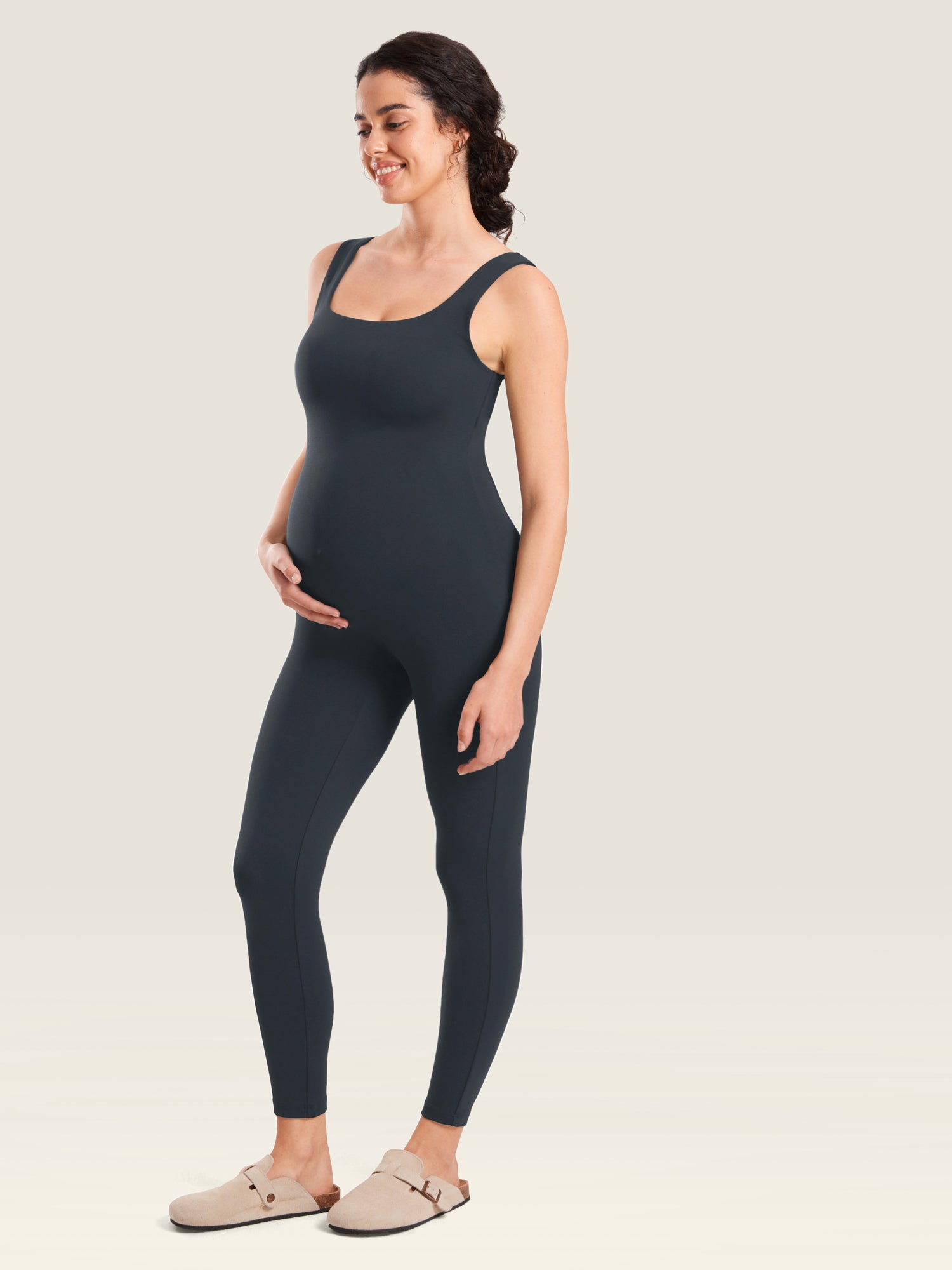 MOMANDA Women's Natrelax® Maternity Jumpsuit True Navy