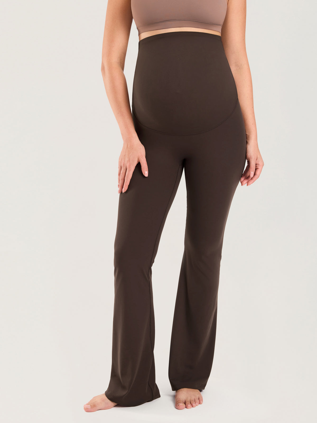 Natrelax® No Front Seam Maternity Flare Leggings 31.5"