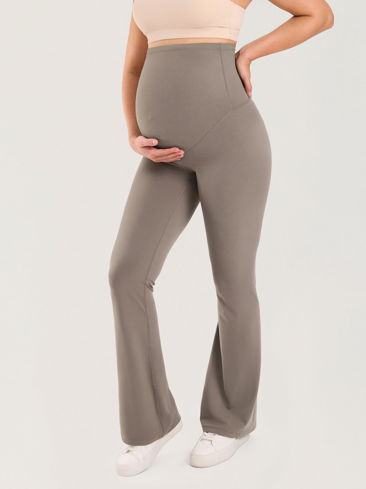 Natrelax® No Front Seam Maternity Flare Leggings 31.5"
