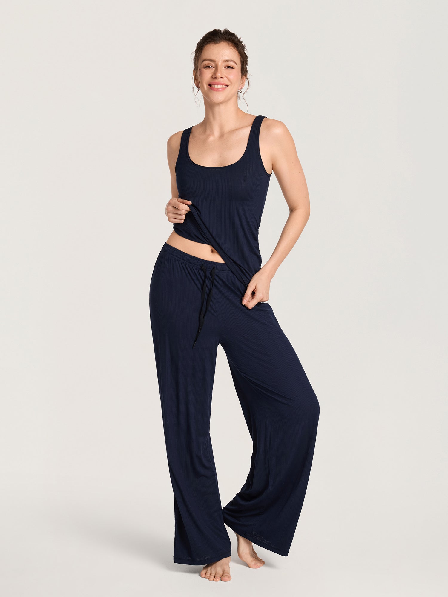Naturveil Modal Ribbed Maternity Lounge Pants