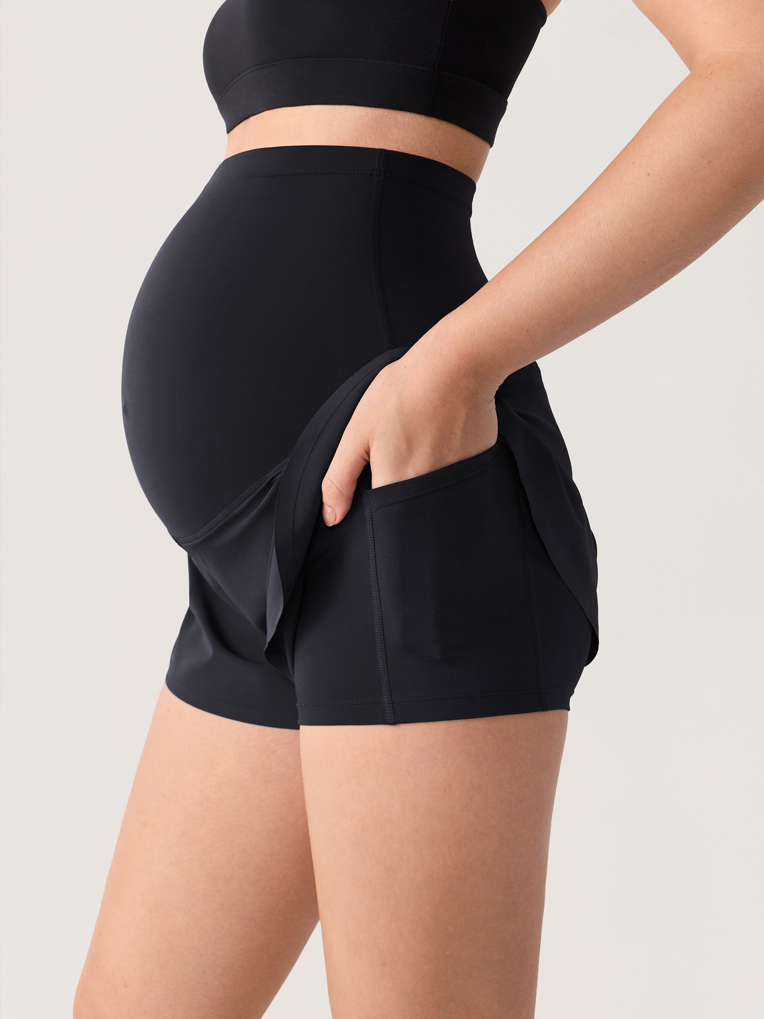 Bloomove™ Maternity Dolphin Shorts - with Inner Pockets