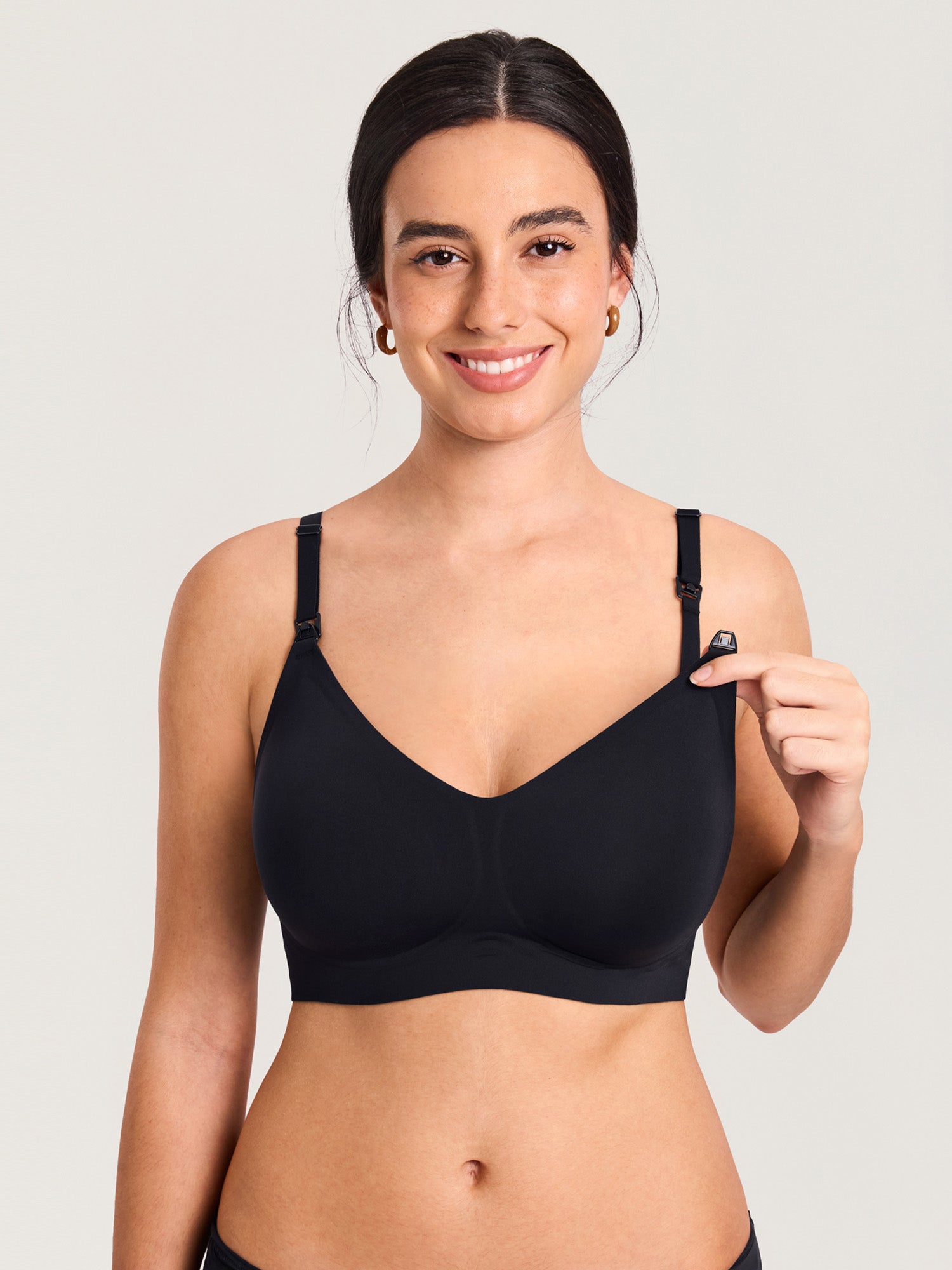 Seamless Jelly Strip Nursing Bra