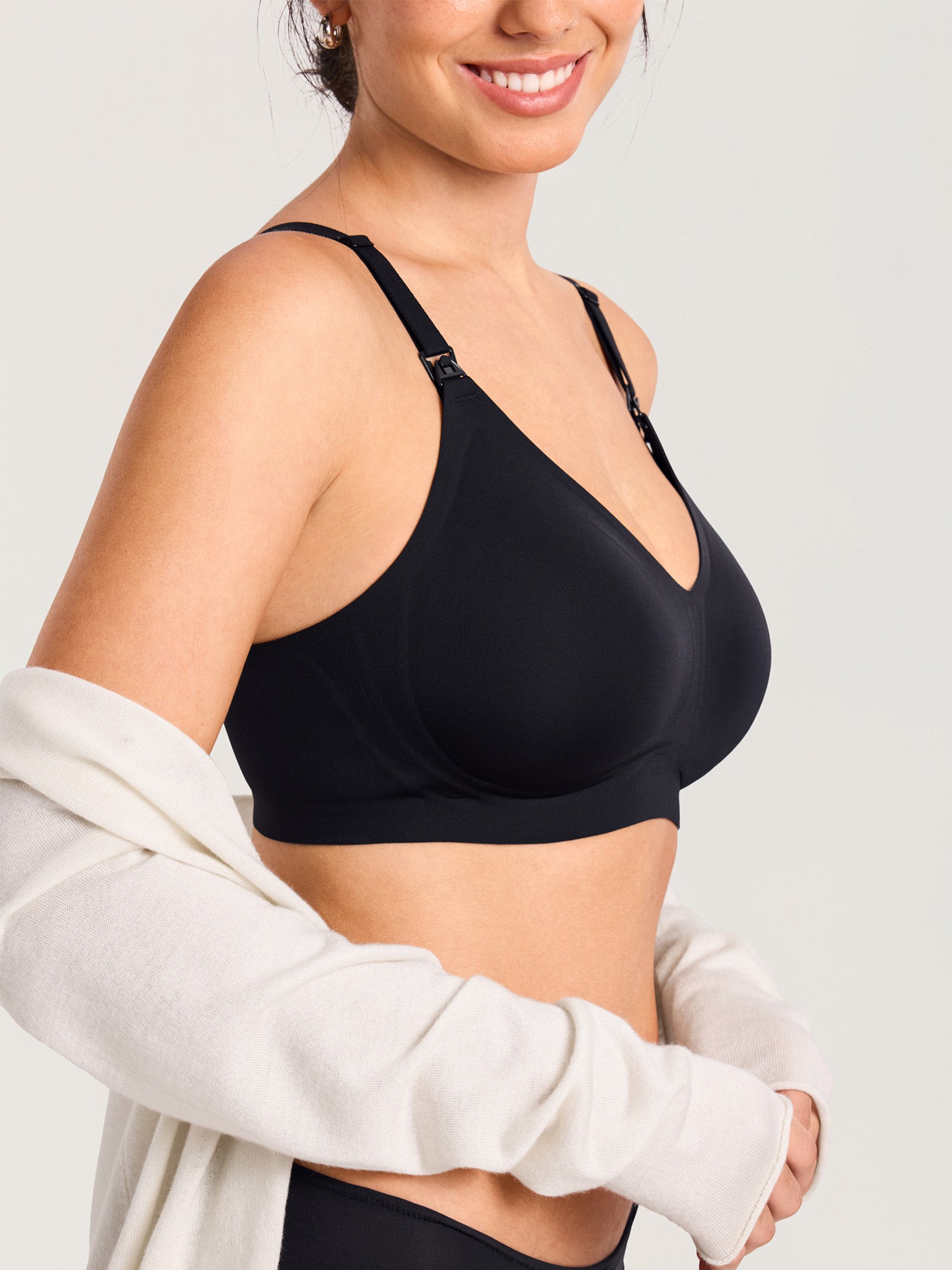 Seamless Jelly Strip Nursing Bra
