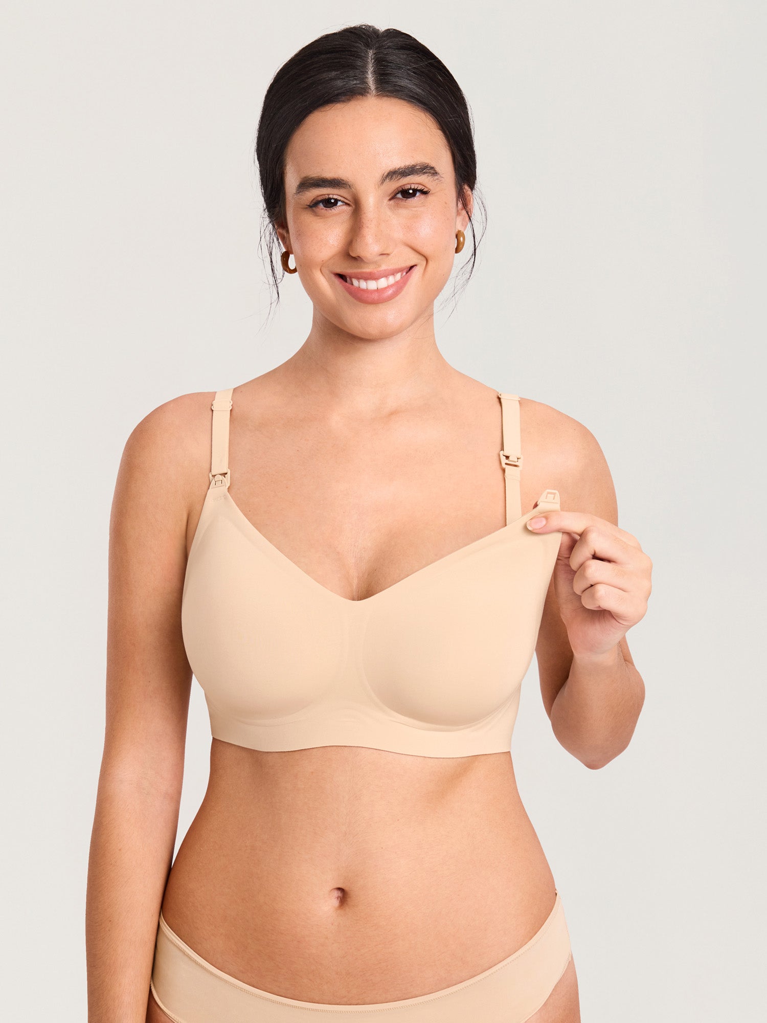 Seamless Jelly Strip Nursing Bra
