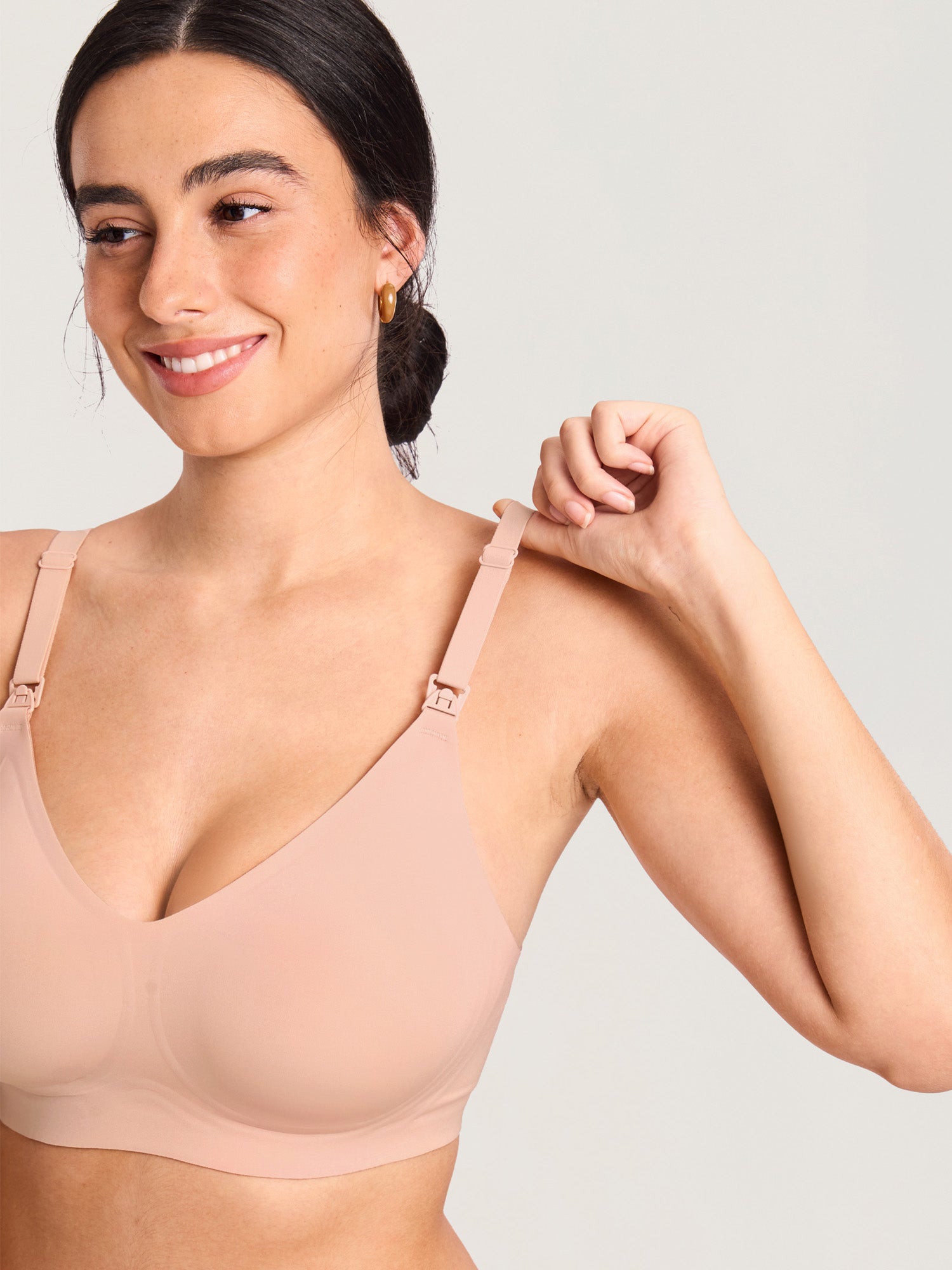 Seamless Jelly Strip Nursing Bra