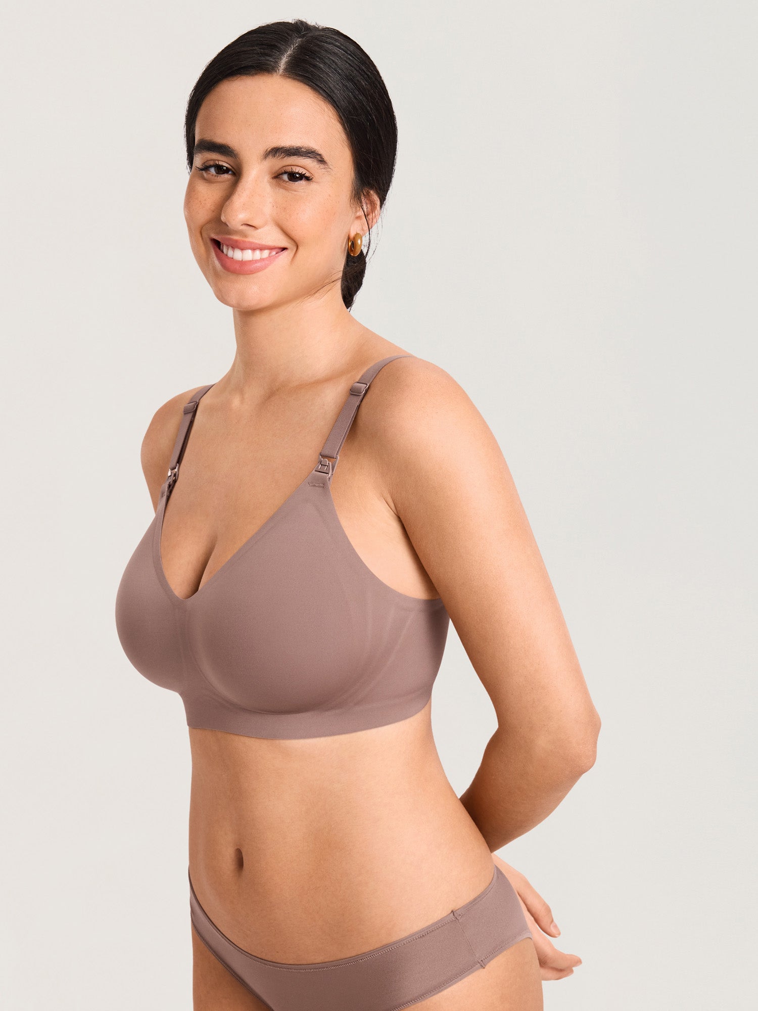 Seamless Jelly Strip Nursing Bra