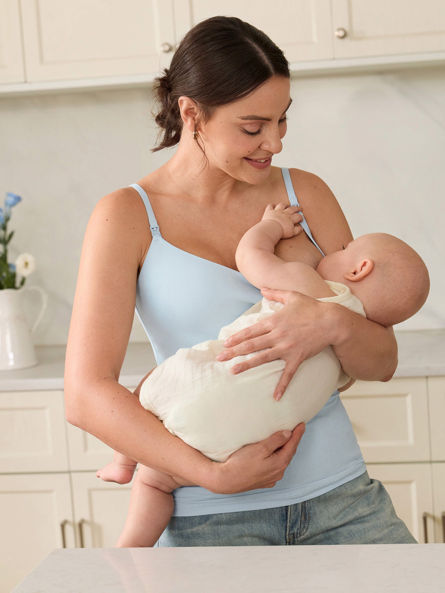 Airsofta Fixed Cup Nursing Cami Tank