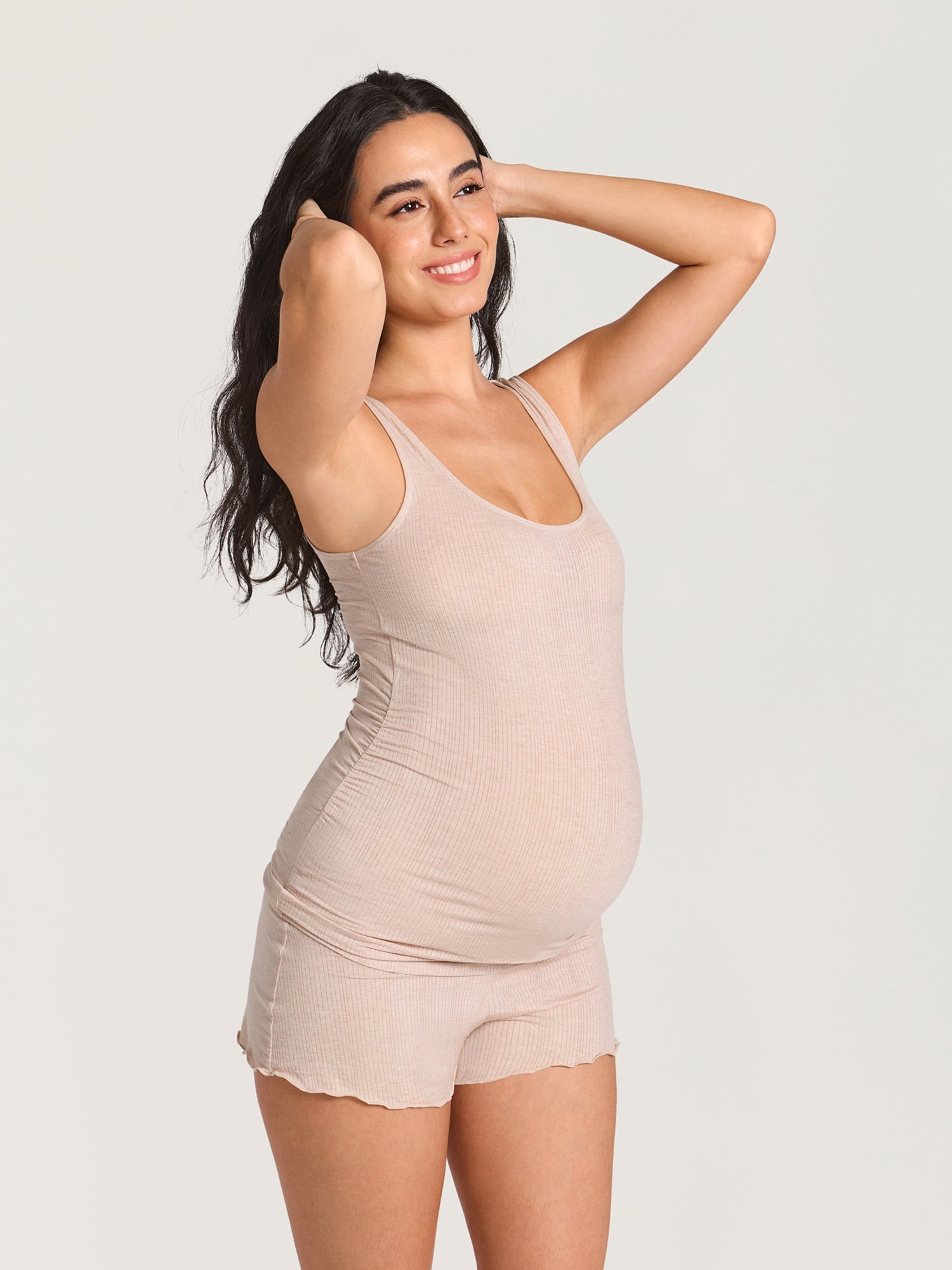 Naturveil Modal Ribbed Maternity Lounge Tank