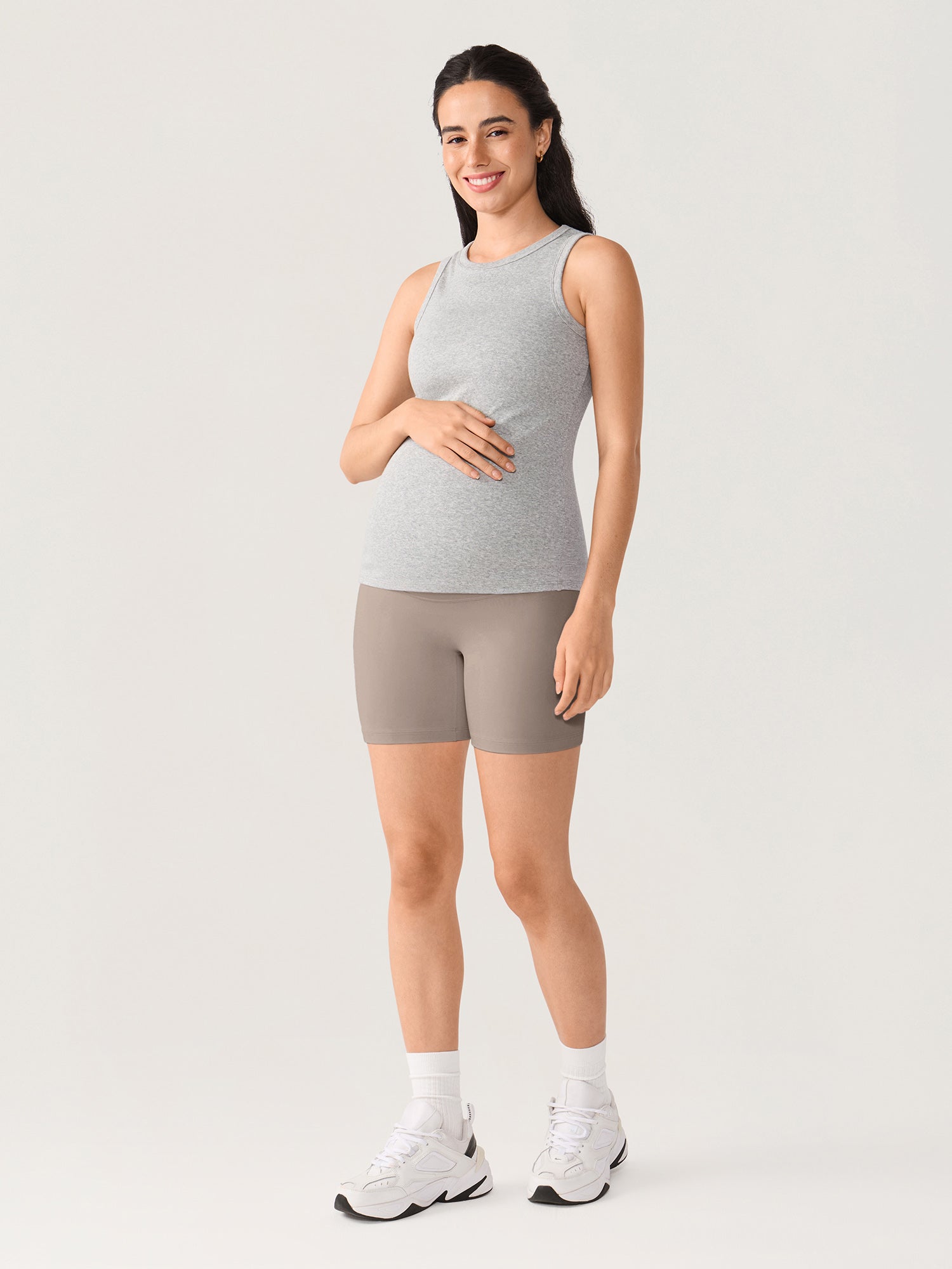 Natrelax® No Front Seam Maternity Shorts 6"