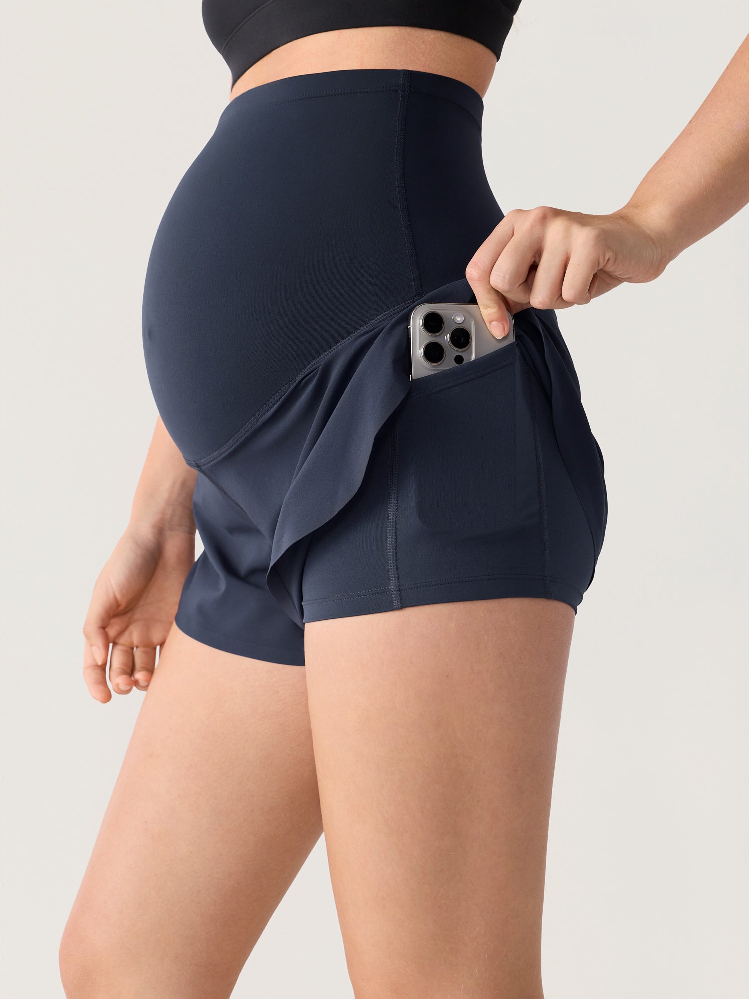 Bloomove™ Maternity Dolphin Shorts - with Inner Pockets